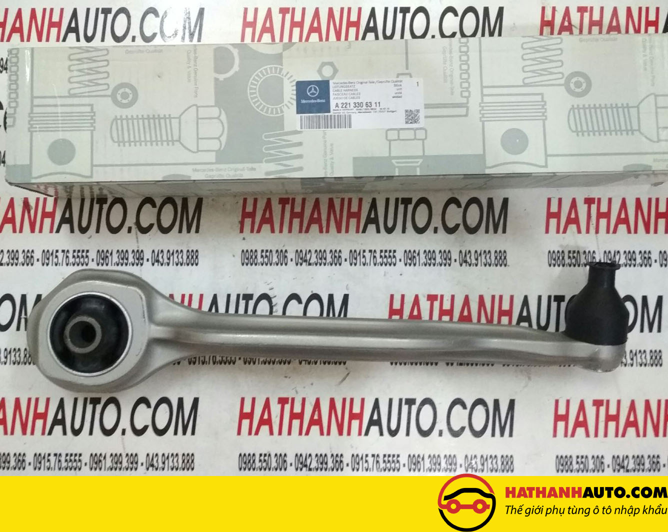 Càng nhôm bên trái xe Mercedes S500 - 2010 chính hãng - 2213306311